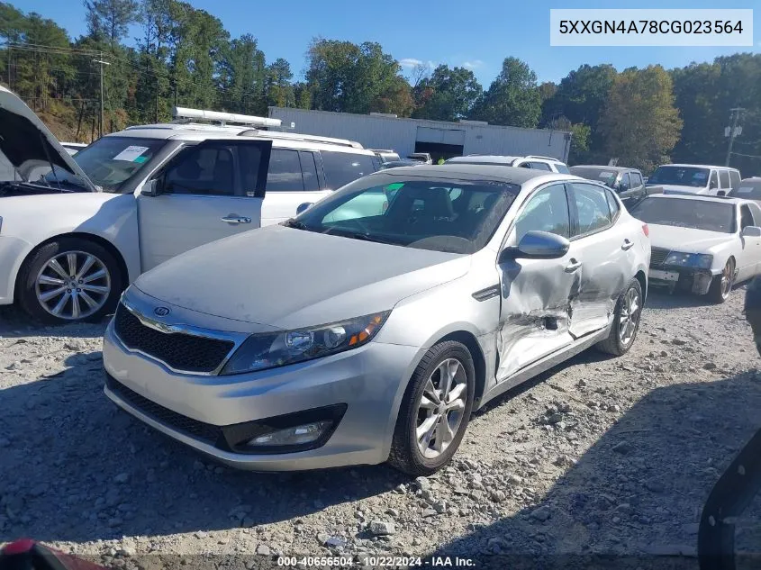 2012 Kia Optima Ex VIN: 5XXGN4A78CG023564 Lot: 40656504