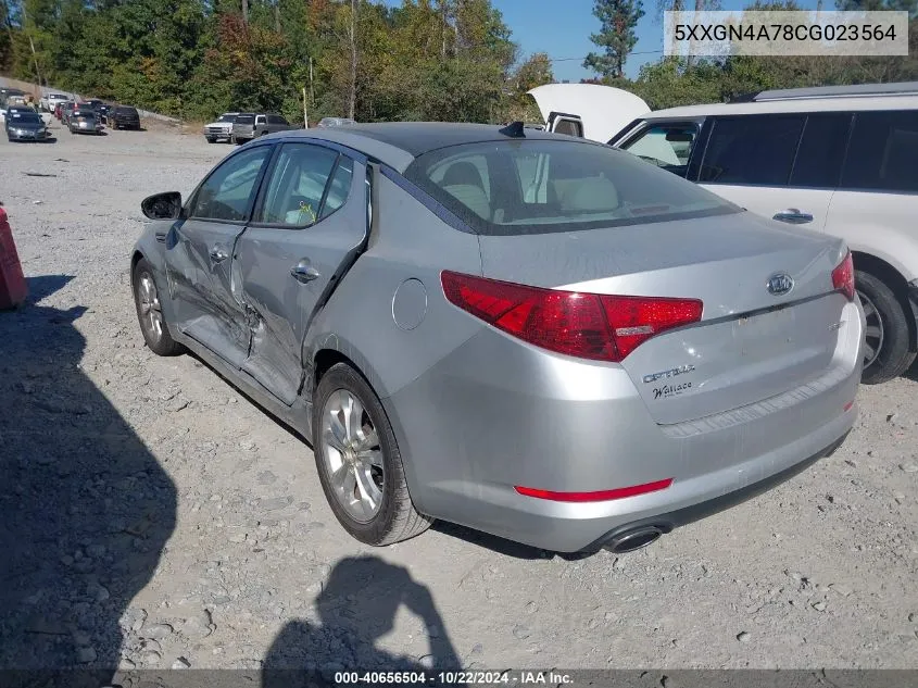 2012 Kia Optima Ex VIN: 5XXGN4A78CG023564 Lot: 40656504