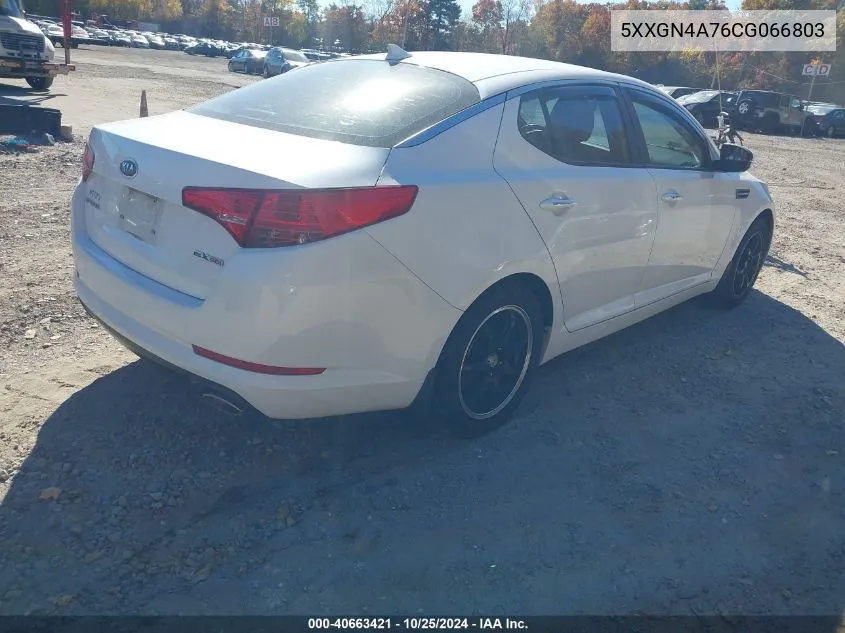 2012 Kia Optima Ex VIN: 5XXGN4A76CG066803 Lot: 40663421