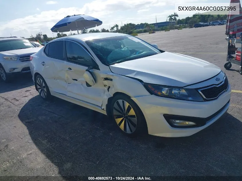 2012 Kia Optima Sx VIN: 5XXGR4A60CG057395 Lot: 40692573