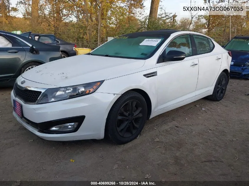 2012 Kia Optima Ex VIN: 5XXGN4A73CG067035 Lot: 40699268