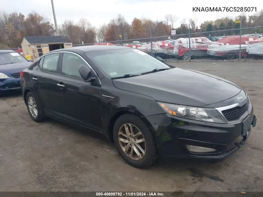 2012 Kia Optima Lx VIN: KNAGM4A76C5285071 Lot: 40699792