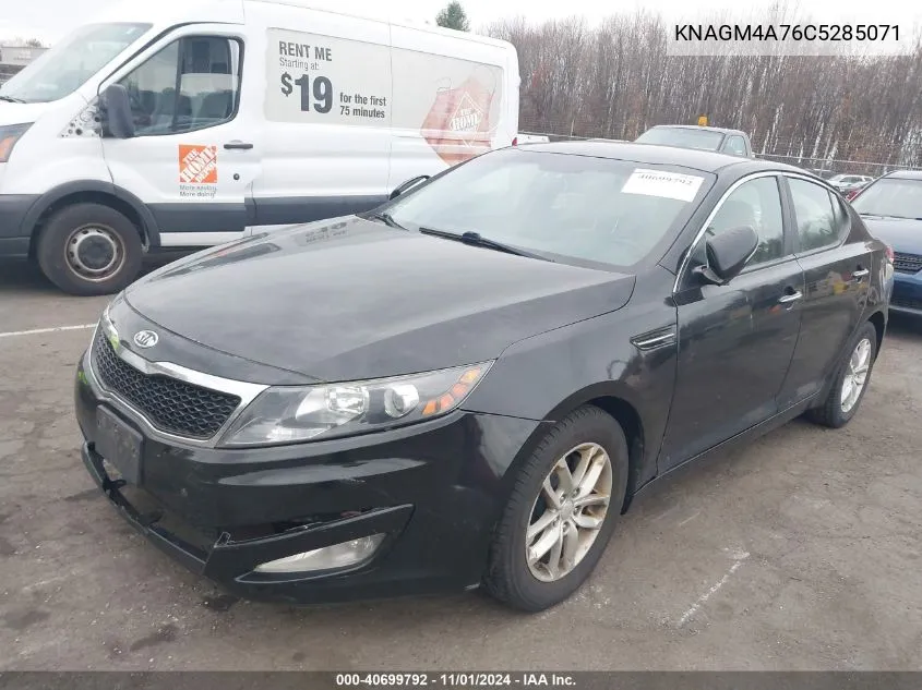 2012 Kia Optima Lx VIN: KNAGM4A76C5285071 Lot: 40699792