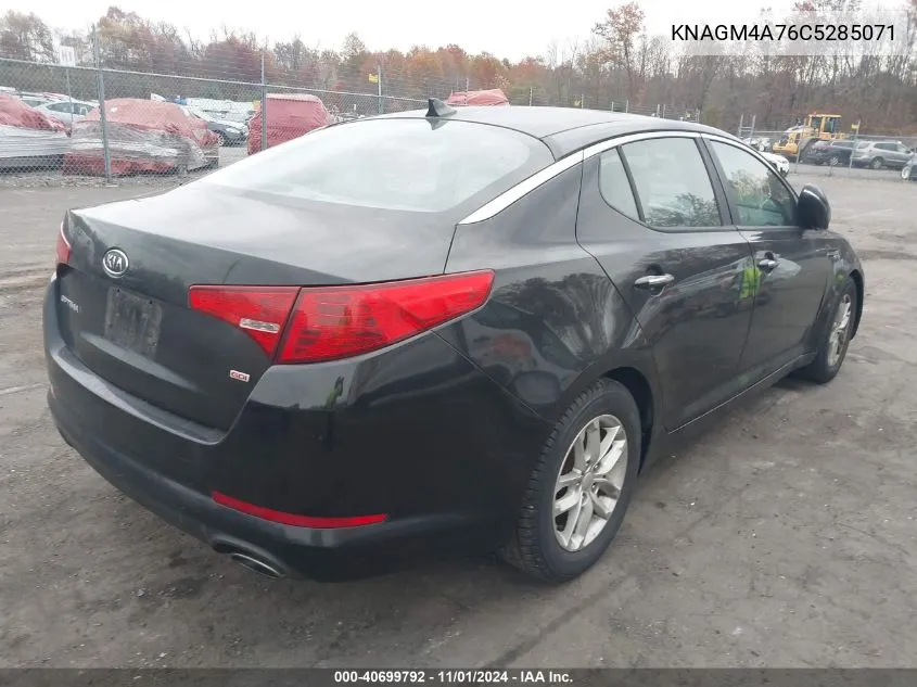 2012 Kia Optima Lx VIN: KNAGM4A76C5285071 Lot: 40699792