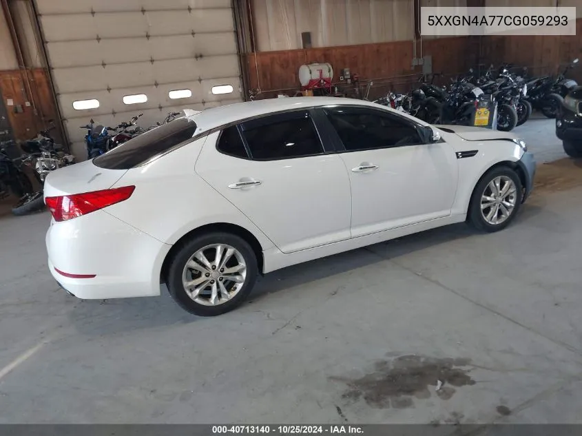 2012 Kia Optima Ex VIN: 5XXGN4A77CG059293 Lot: 40713140