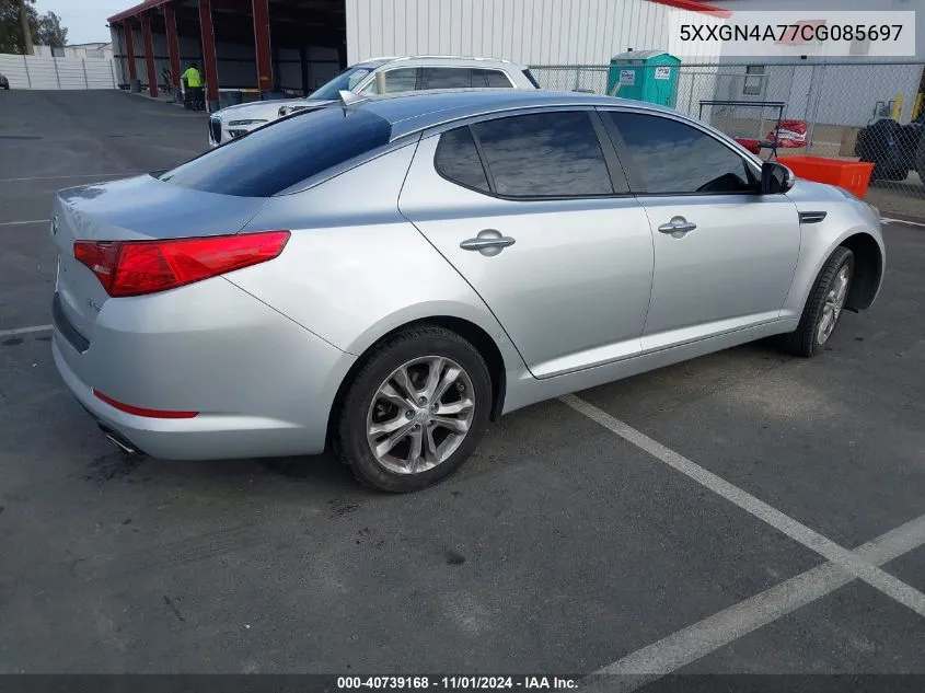 2012 Kia Optima Ex VIN: 5XXGN4A77CG085697 Lot: 40739168