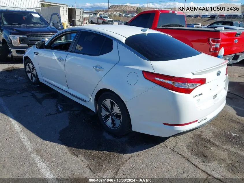 KNAGM4AD1C5013436 2012 Kia Optima Hybrid Ex