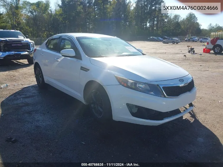 2012 Kia Optima Lx VIN: 5XXGM4A76CG024666 Lot: 40766635