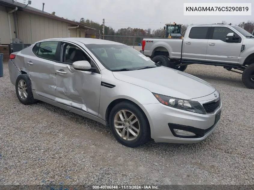 2012 Kia Optima Lx VIN: KNAGM4A76C5290819 Lot: 40786548