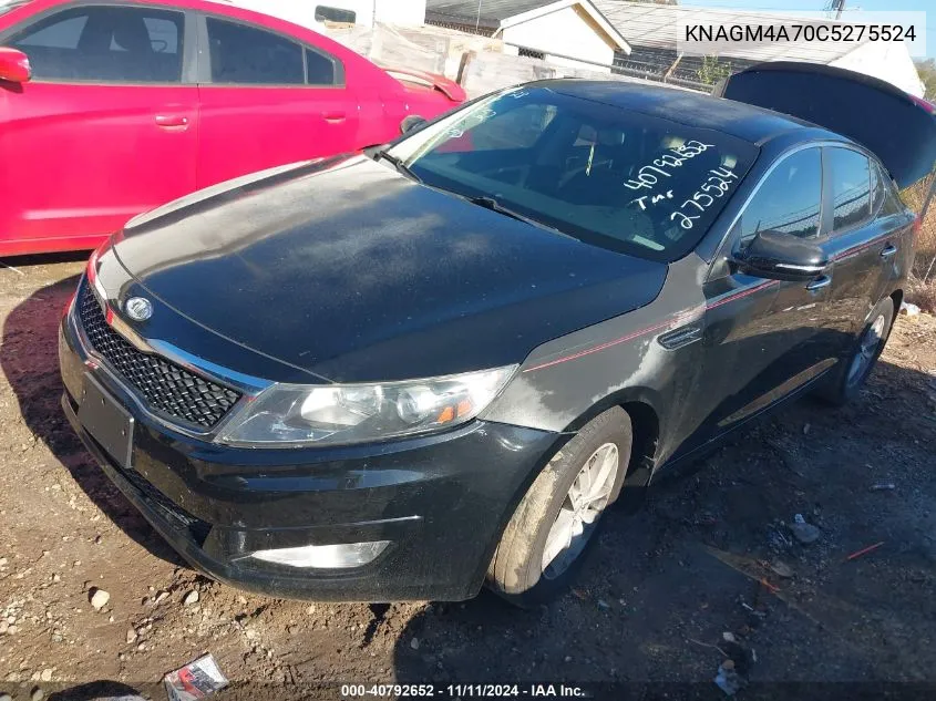 2012 Kia Optima Lx VIN: KNAGM4A70C5275524 Lot: 40792652