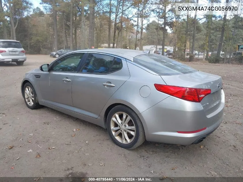 2012 Kia Optima Lx VIN: 5XXGM4A74CG056970 Lot: 40795440