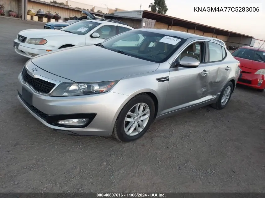 2012 Kia Optima Lx VIN: KNAGM4A77C5283006 Lot: 40807616