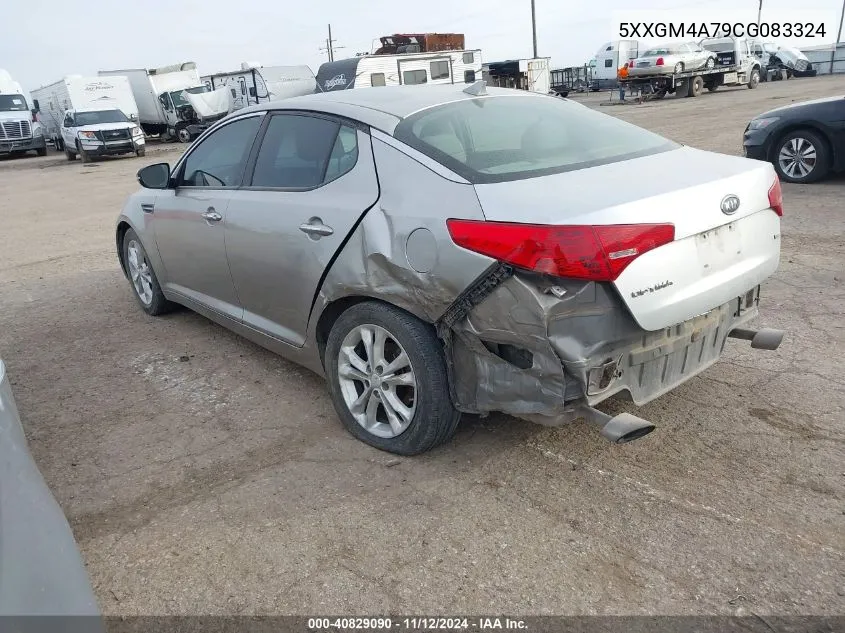 2012 Kia Optima Lx VIN: 5XXGM4A79CG083324 Lot: 40829090