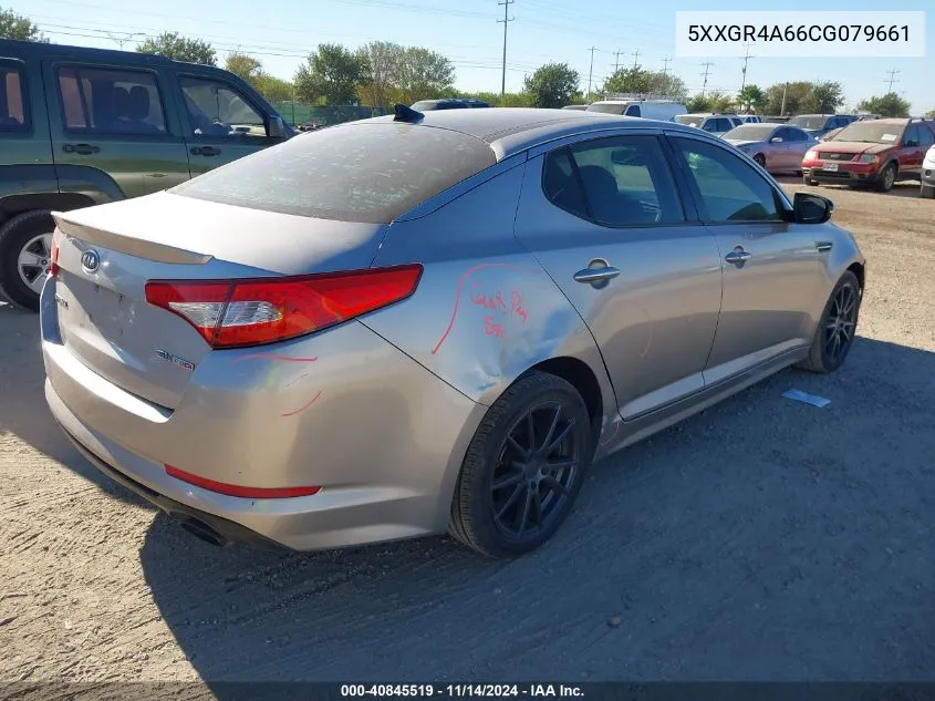 2012 Kia Optima Sx VIN: 5XXGR4A66CG079661 Lot: 40845519