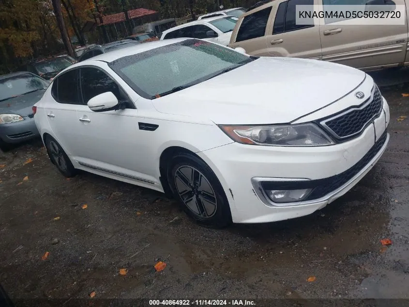 2012 Kia Optima Hybrid Ex VIN: KNAGM4AD5C5032720 Lot: 40864922