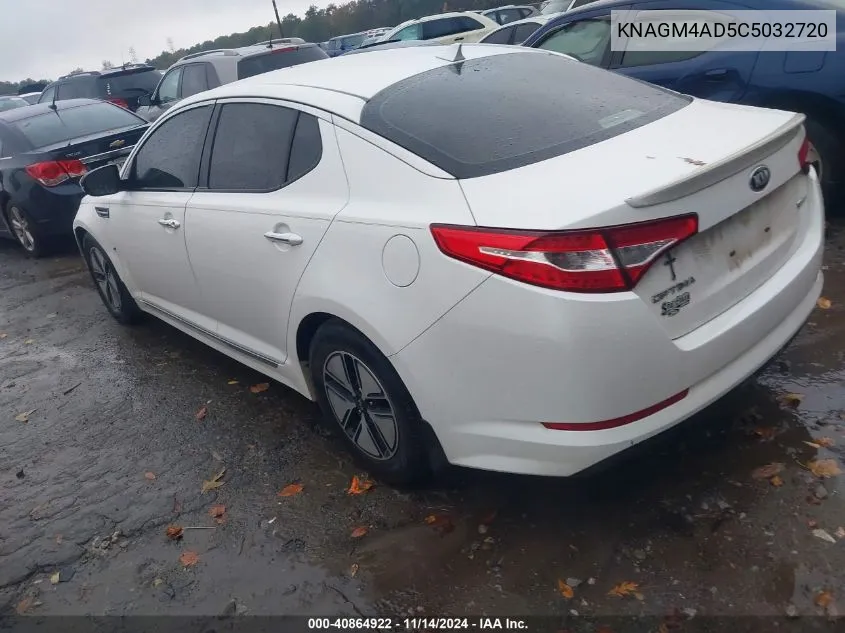 2012 Kia Optima Hybrid Ex VIN: KNAGM4AD5C5032720 Lot: 40864922