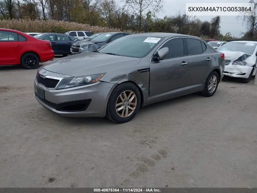 2012 Kia Optima Lx VIN: 5XXGM4A71CG053864 Lot: 40875364