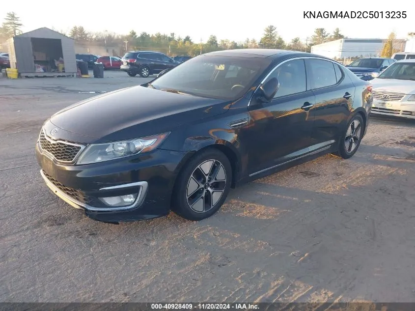 2012 Kia Optima Hybrid Ex VIN: KNAGM4AD2C5013235 Lot: 40928409