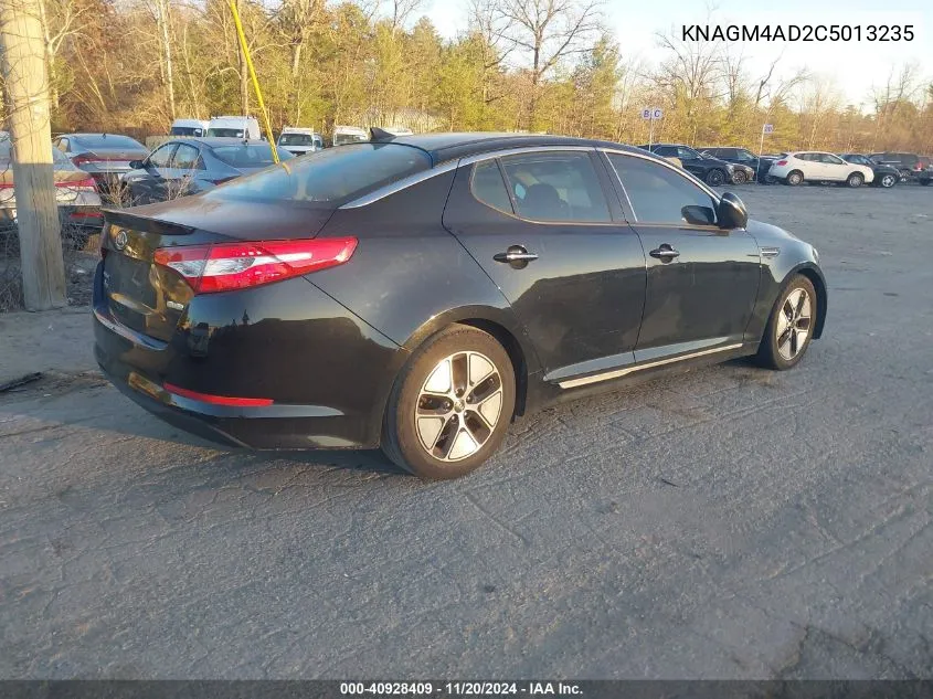 2012 Kia Optima Hybrid Ex VIN: KNAGM4AD2C5013235 Lot: 40928409