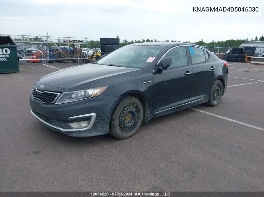 KNAGM4AD4D5046030 2013 Kia Optima Hybrid