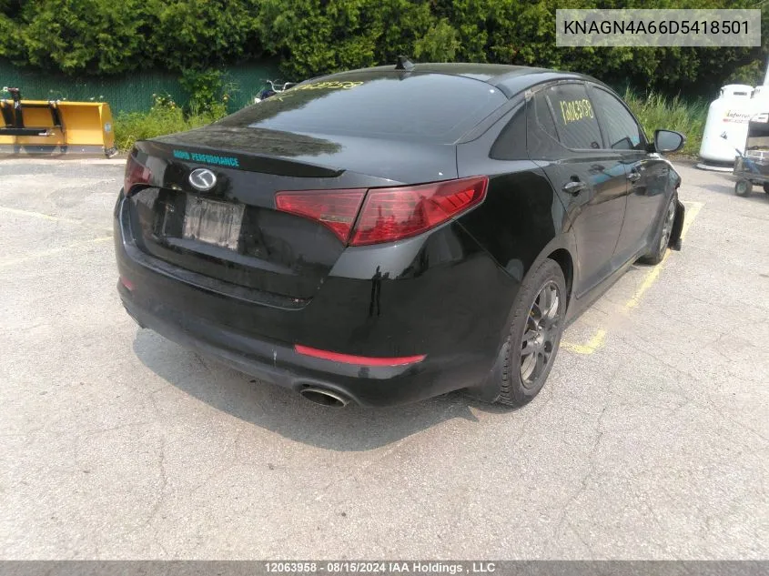 KNAGN4A66D5418501 2013 Kia Optima