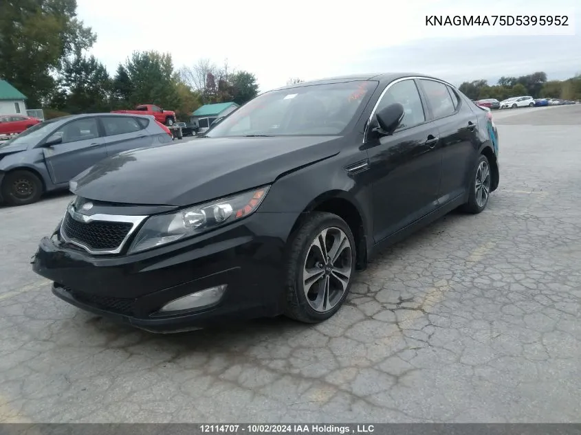 KNAGM4A75D5395952 2013 Kia Optima Lx