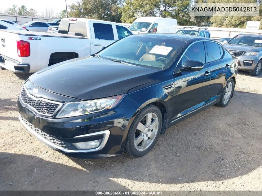 2013 Kia Optima Hybrid Ex VIN: KNAGM4AD5D5042813 Lot: 38628656