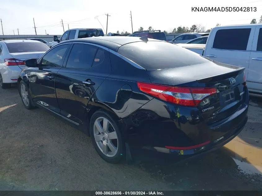 2013 Kia Optima Hybrid Ex VIN: KNAGM4AD5D5042813 Lot: 38628656