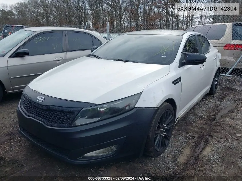 2013 Kia Optima Lx VIN: 5XXGM4A71DG142304 Lot: 38733325