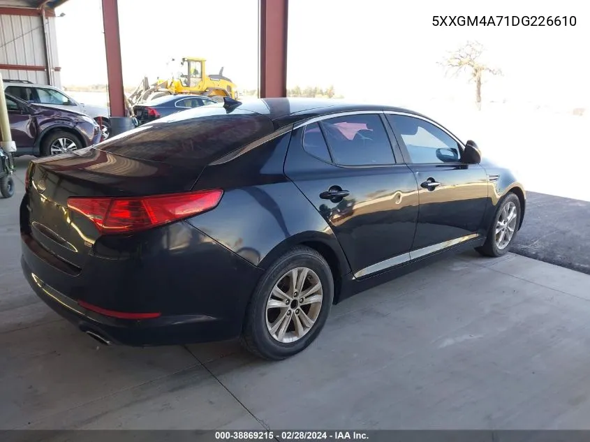 2013 Kia Optima Lx VIN: 5XXGM4A71DG226610 Lot: 38869215