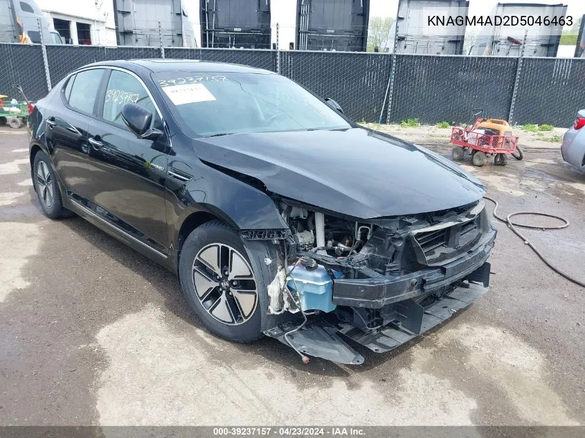 2013 Kia Optima Hybrid Lx VIN: KNAGM4AD2D5046463 Lot: 39237157