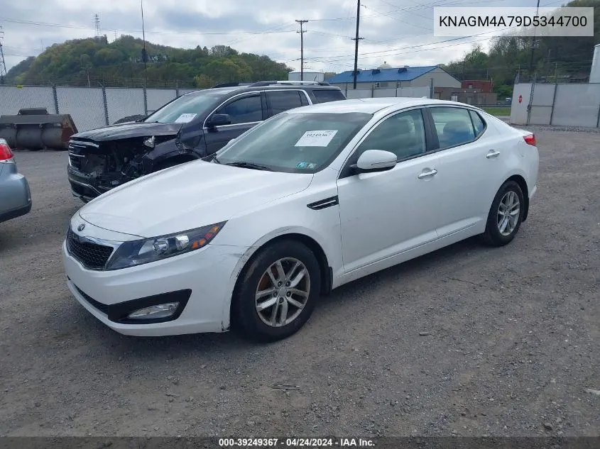 2013 Kia Optima Lx VIN: KNAGM4A79D5344700 Lot: 39249367