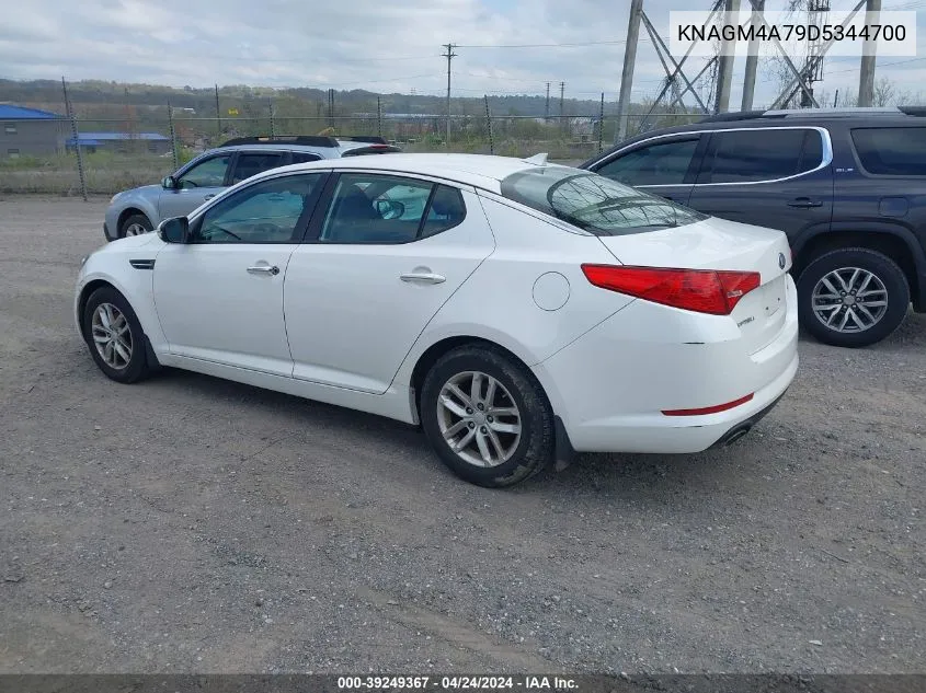 2013 Kia Optima Lx VIN: KNAGM4A79D5344700 Lot: 39249367