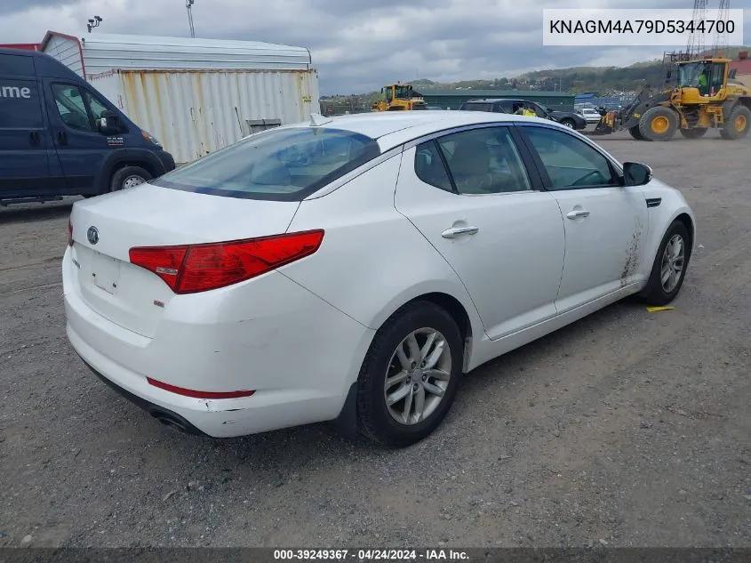 2013 Kia Optima Lx VIN: KNAGM4A79D5344700 Lot: 39249367