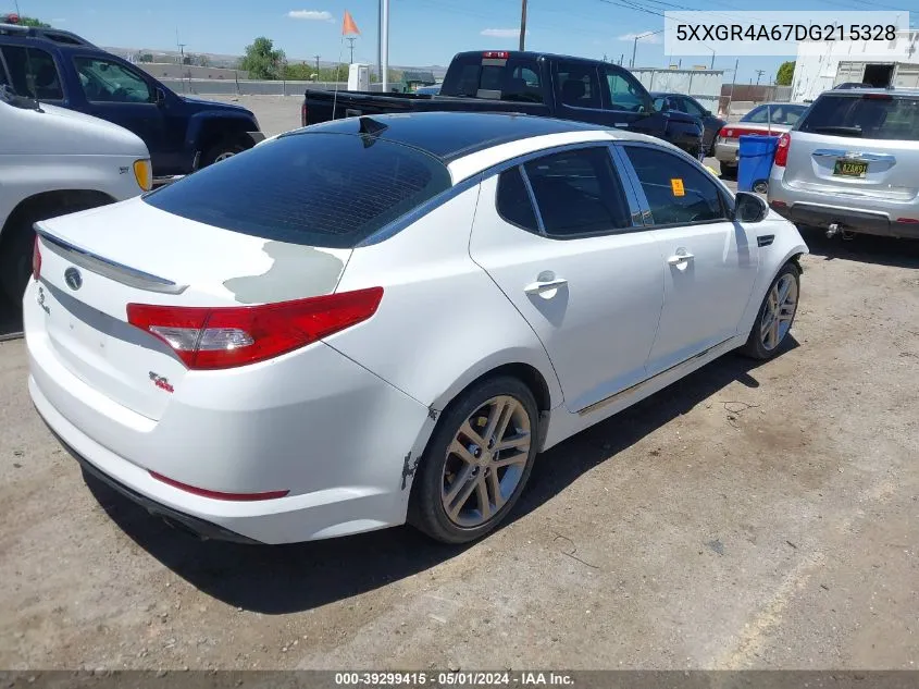 2013 Kia Optima Sx VIN: 5XXGR4A67DG215328 Lot: 39299415