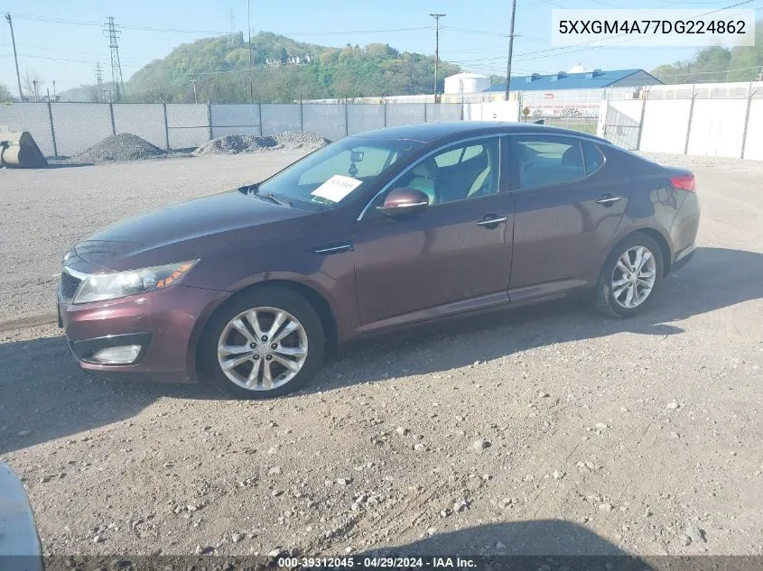 2013 Kia Optima Lx VIN: 5XXGM4A77DG224862 Lot: 39312045