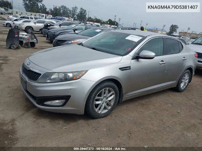 KNAGM4A79D5381407 2013 Kia Optima Lx