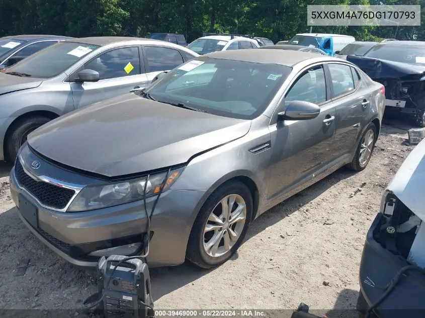 5XXGM4A76DG170793 2013 Kia Optima Lx