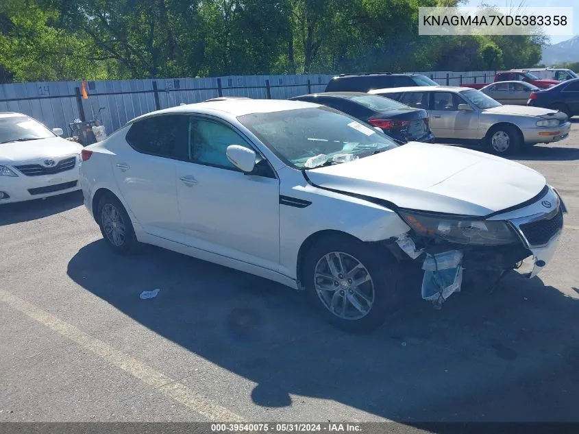 KNAGM4A7XD5383358 2013 Kia Optima Lx