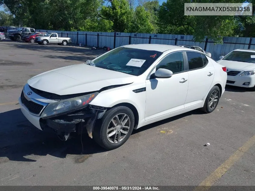 2013 Kia Optima Lx VIN: KNAGM4A7XD5383358 Lot: 39540075