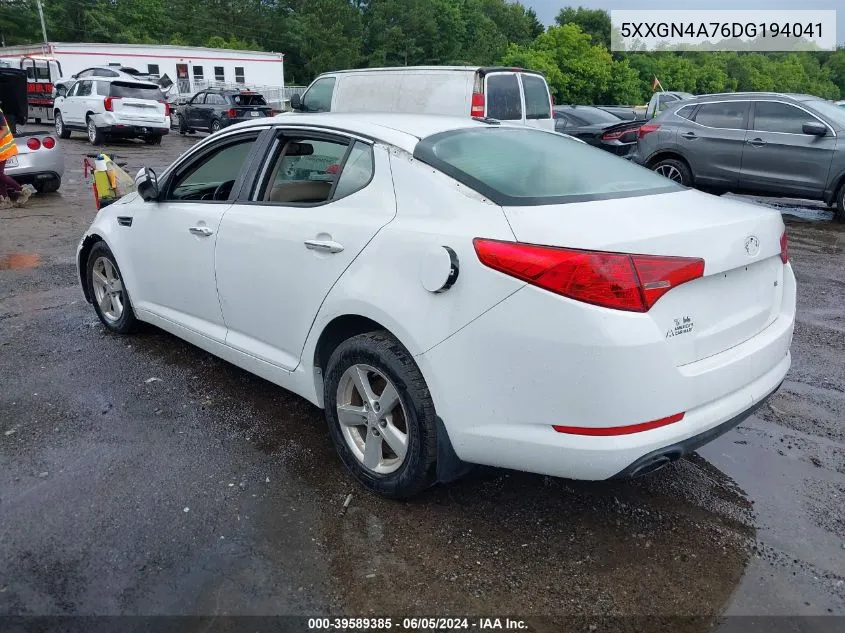 5XXGN4A76DG194041 2013 Kia Optima Ex