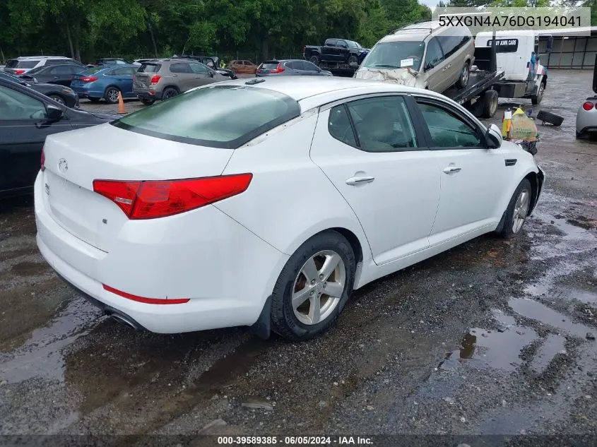 5XXGN4A76DG194041 2013 Kia Optima Ex