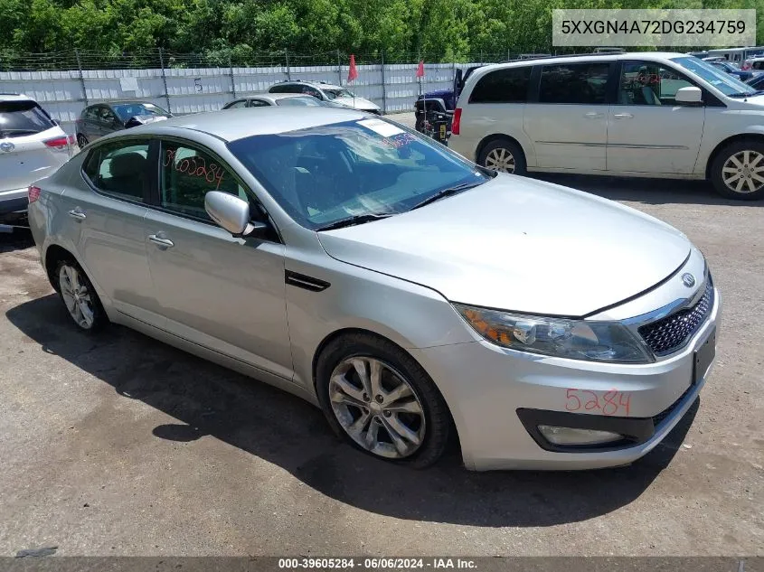 5XXGN4A72DG234759 2013 Kia Optima Ex