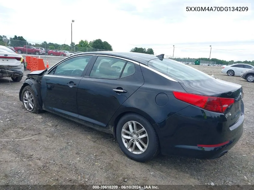 2013 Kia Optima Lx VIN: 5XXGM4A70DG134209 Lot: 39618209