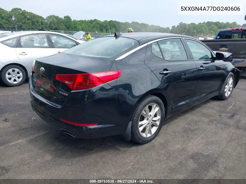 2013 Kia Optima Ex VIN: 5XXGN4A77DG240606 Lot: 39753530