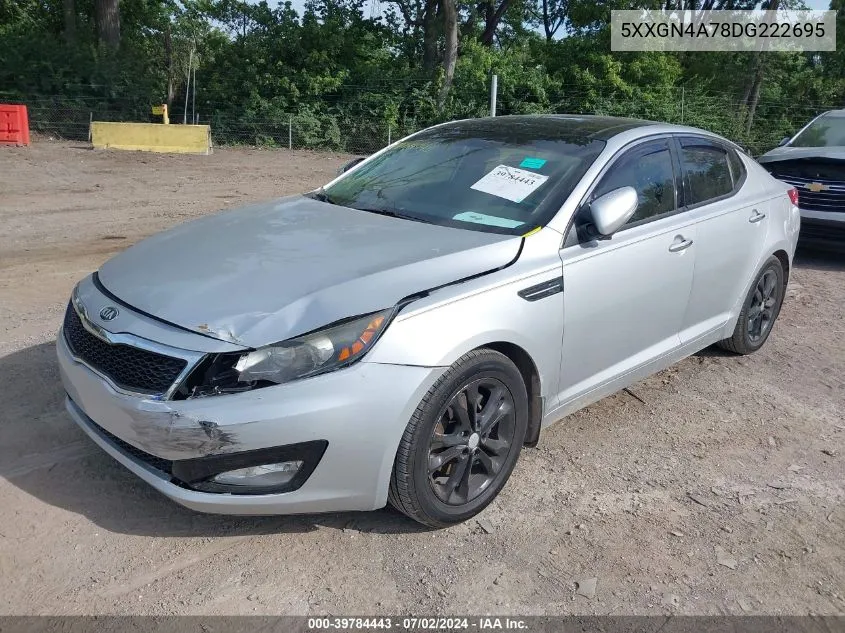 2013 Kia Optima Ex VIN: 5XXGN4A78DG222695 Lot: 39784443