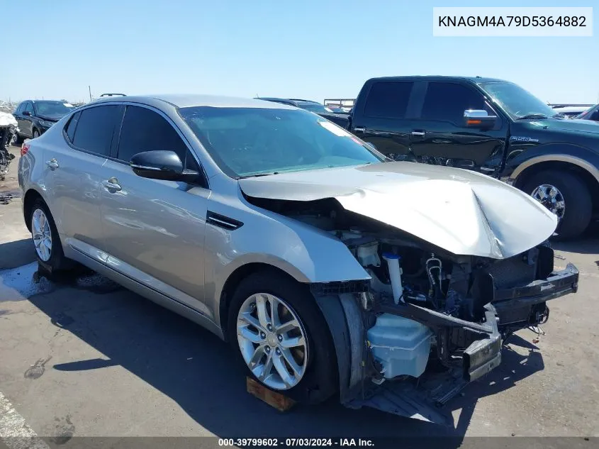 2013 Kia Optima Lx VIN: KNAGM4A79D5364882 Lot: 39799602