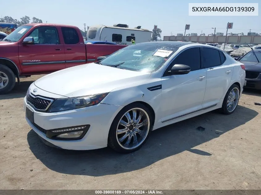 2013 Kia Optima Sx VIN: 5XXGR4A66DG139309 Lot: 39808169