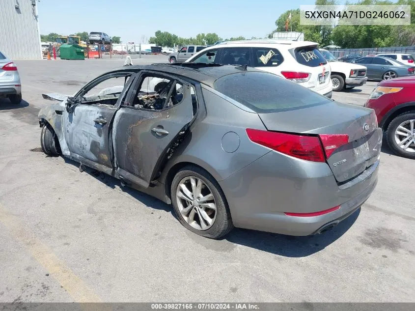 2013 Kia Optima Ex VIN: 5XXGN4A71DG246062 Lot: 39827165