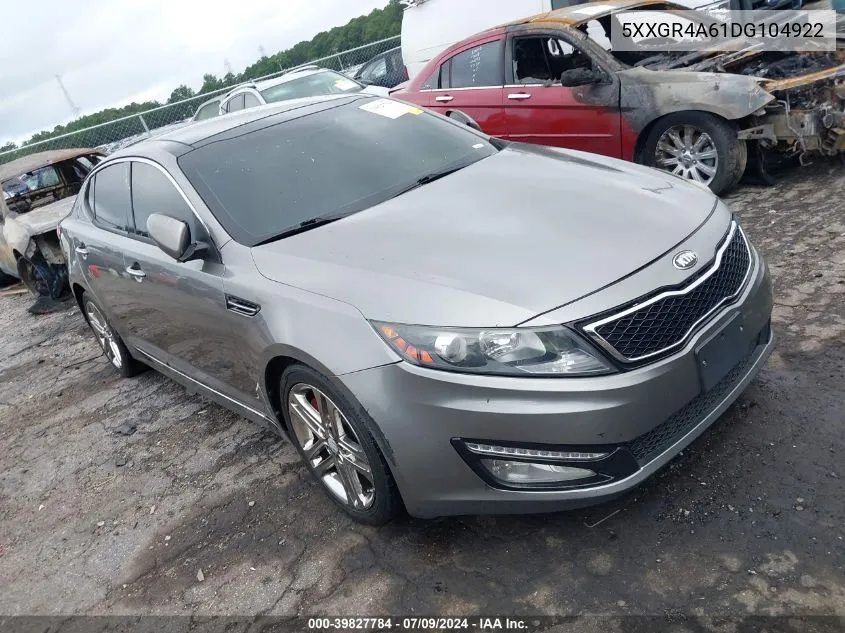 2013 Kia Optima Sx VIN: 5XXGR4A61DG104922 Lot: 39827784